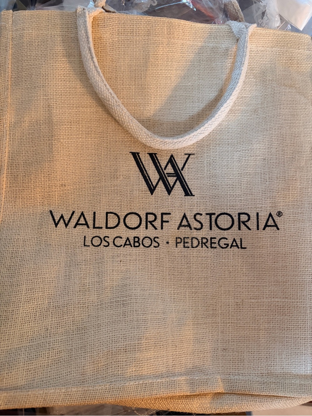Los Cabos Pedregal Jute Tote - Beige